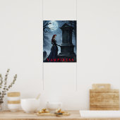 Halloween Vampieren Poster (Keuken)
