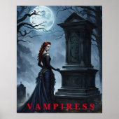 Halloween Vampieren Poster (Voorkant)
