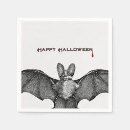 Halloween Vampire Bat Servet