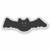 Halloween Vampire Bat Sticker (Voorkant)