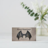 Halloween Vampire Bat Visitekaartje (Staand voorkant)
