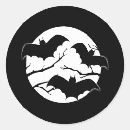 Halloween Vampire Bats Sticker
