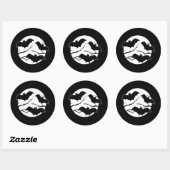 Halloween Vampire Bats Sticker (Vel)