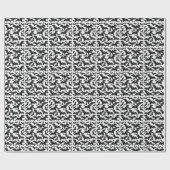 Halloween Vampire Bats Wrapping Paper Cadeaupapier (Vlak)