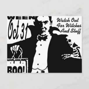 Halloween Vampire Briefkaart