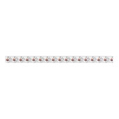 Halloween Vampire Bunny Ribbon Grosgrain Lint (Voorkant)