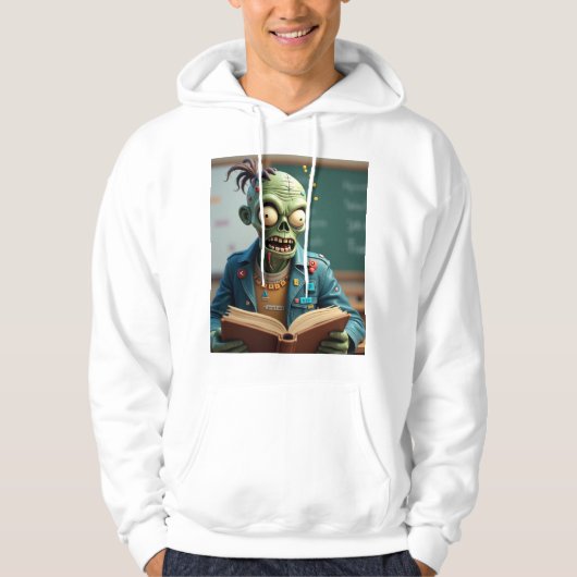 Halloween Vampire Calculus Teacher - Geavanceerde Hoodie (Voorkant)