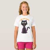 Halloween Vampire Cat T-shirt (Voorkant volledig)