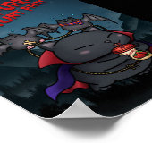 Halloween Vampire Cat Vampur Poster (Hoek)