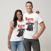Halloween Vampire Cat Vampur T-shirt (Unisex)