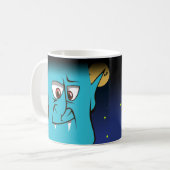 Halloween Vampire Coffee Mok, Cup Koffiemok (Voorkant links)