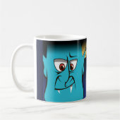 Halloween Vampire Coffee Mok, Cup Koffiemok (Links)