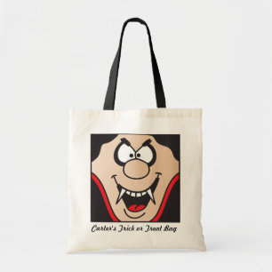 Halloween Vampire Face Trick or treat    DIY-naam Tote Bag