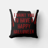 Halloween Vampire Fangs and Blood Kussen (Voorkant)