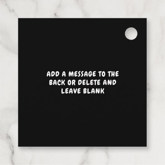 Halloween Vampire Fangs Bedankjes Labels (Achterkant)