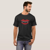 Halloween Vampire Fangs Halloween enenenenenenensc T-shirt (Voorkant volledig)