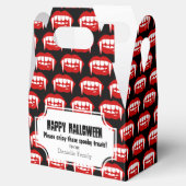 Halloween Vampire Fangs Trick or treat Gift Box Bedankdoosjes (Geopend)