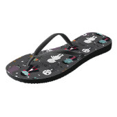 Halloween Vampire Frankenstein Ghost vogelverschri Teenslippers (Schuin)