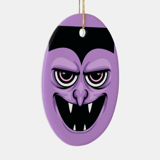 Halloween Vampire Keramisch Ornament (Rechts)