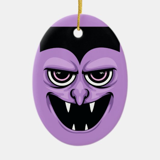 Halloween Vampire Keramisch Ornament (Voorkant)