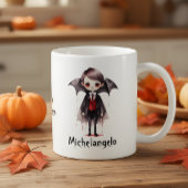 Halloween Vampire Kind Personaliseren Koffiemok