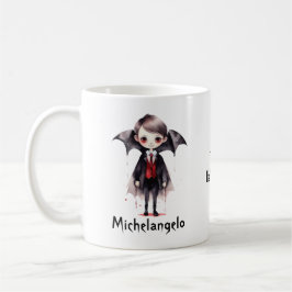 Halloween Vampire Kind Personaliseren Koffiemok