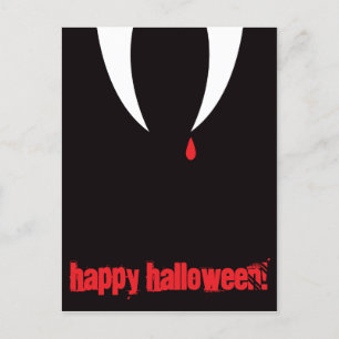 Halloween Vampire Kiss Briefkaart