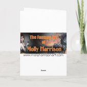 Halloween Vampire met Candle Kaart (Achterkant)