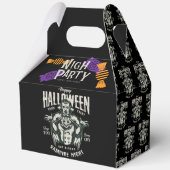 Halloween: Vampire Night Party Treat Box Bedankdoosjes (Achterkant)