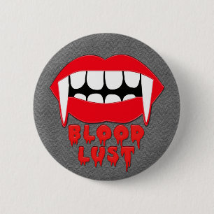 Halloween Vampire Party behandelt Button