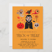 Halloween Vampire Party Uitnodiging (Voorkant)