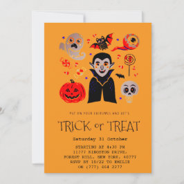 Halloween Vampire Party Uitnodiging