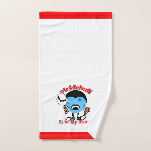 Halloween Vampire - Pickleball zit in mijn bloed Handdoek (Handdoek)