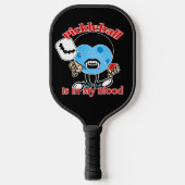 Halloween Vampire - Pickleball zit in mijn bloed Pickleball Paddle (Voorkant)