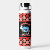 Halloween Vampire - Pickleball zit in mijn bloed Waterfles (Achterkant)