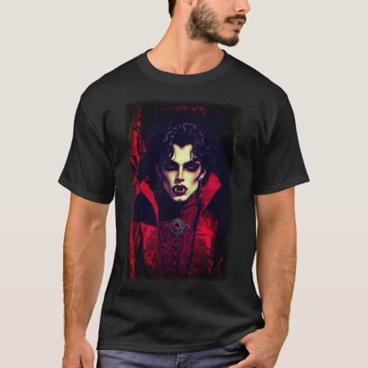 HALLOWEEN VAMPIRE T-SHIRT (Voorkant)
