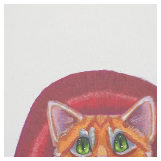 Halloween Vampire Tabby Cat met vlek Stof (Swatch)