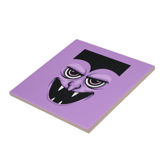 Halloween Vampire Tegeltje (Zijkant)