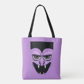 Halloween Vampire Tote Bag (Achterkant)