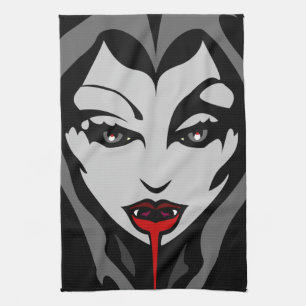 Halloween Vampire Towel Cool Halloween Tea Towels Theedoek