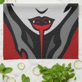 Halloween Vampire Towel Cool Halloween Tea Towels Theedoek (Gevouwen)