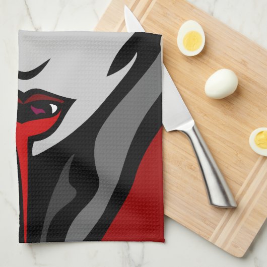 Halloween Vampire Towel Cool Halloween Tea Towels Theedoek (Quarter Fold)