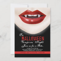 Halloween Vampire Uitnodiging