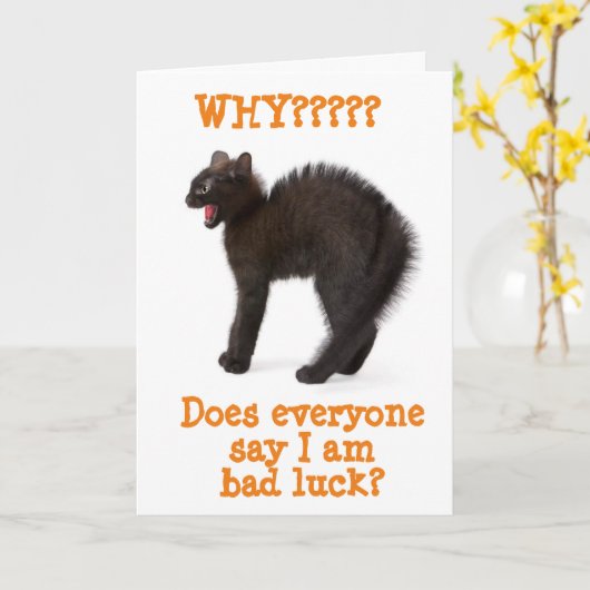 *HALLOWEEN** VAN DE KAT VAN DE BALK VAN DE UPSET KAART (Gele Bloem)