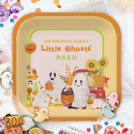 Halloween van Little Ghosts Kinderen Papieren Bordje