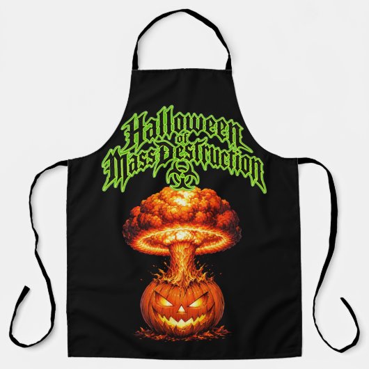 Halloween van Massavernietiging Kern Jack-o'-Lant Schort (Voorkant)