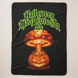 Halloween van Massavernietiging Kern Jack-o'-Lant Sherpa Deken