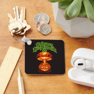Halloween van Massavernietiging Kern Jack-o'-Lant Sleutelhanger
