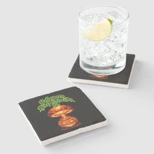 Halloween van Massavernietiging Kern Jack-o'-Lant Stenen Onderzetter