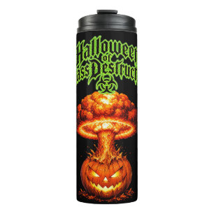 Halloween van Massavernietiging Kern Jack-o'-Lant Thermosbeker